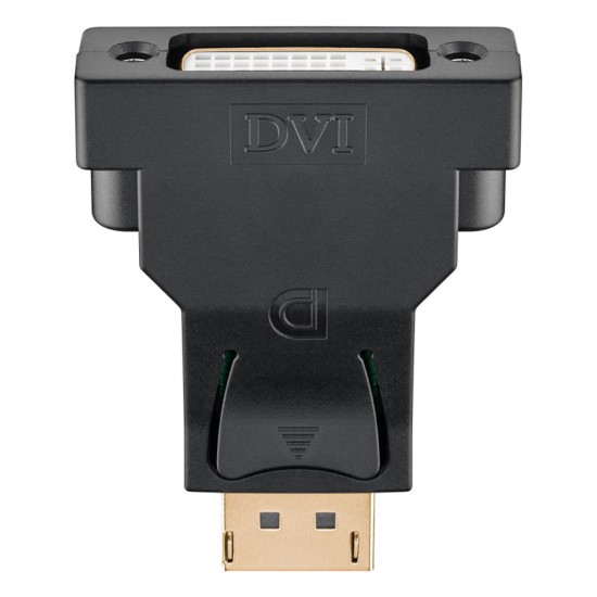 GOOBAY αντάπτορας DisplayPort σε DVI-D 1.1 51720, gold-plated, μαύρος