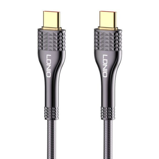 LDNIO καλώδιο USB-C σε USB-C LC651C, 65W, 1m, γκρι