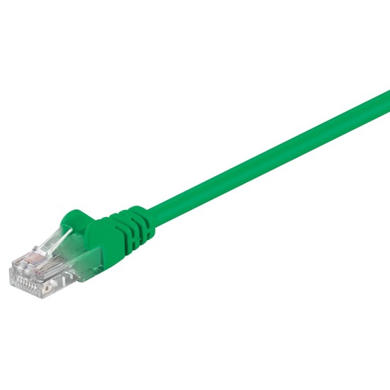 GOOBAY καλώδιο δικτύου 68358, CAT 5e U/UTP, CCA, PVC, 2m, πράσινο
