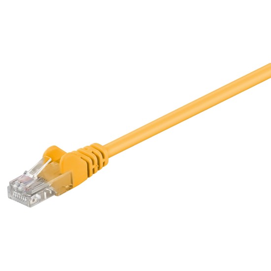 GOOBAY καλώδιο δικτύου 68366, CAT 5e U/UTP, CCA, PVC, 3m, κίτρινο