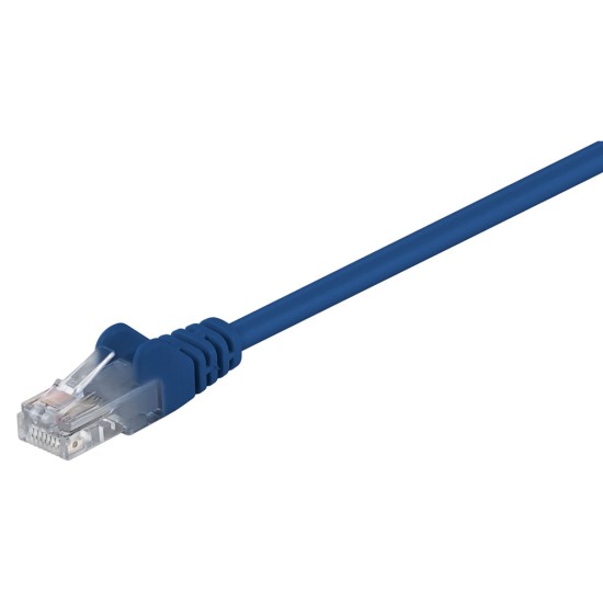 GOOBAY καλώδιο δικτύου 68375, CAT 5e U/UTP, CCA, PVC, 5m, μπλε