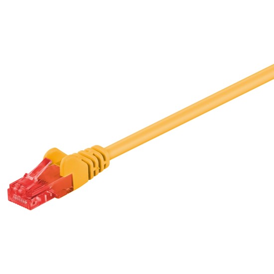 GOOBAY καλώδιο δικτύου 68453, CAT 6 U/UTP, CCA, PVC, 2m, κίτρινο