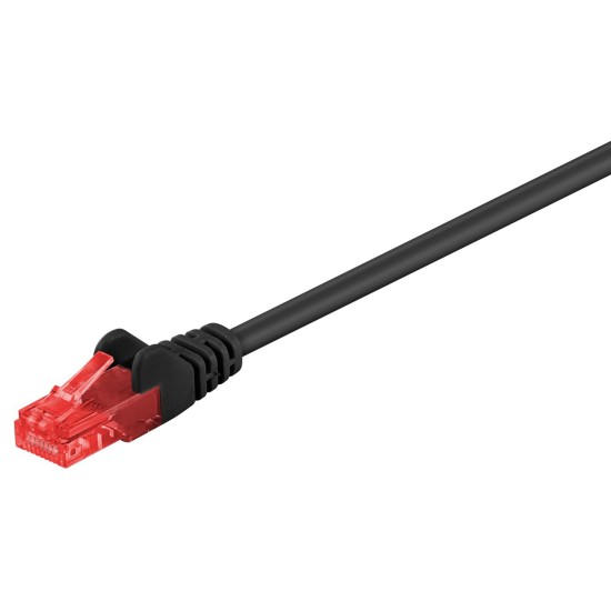 GOOBAY καλώδιο δικτύου 68684, CAT 6 U/UTP, CCA, PVC, 5m, μαύρο