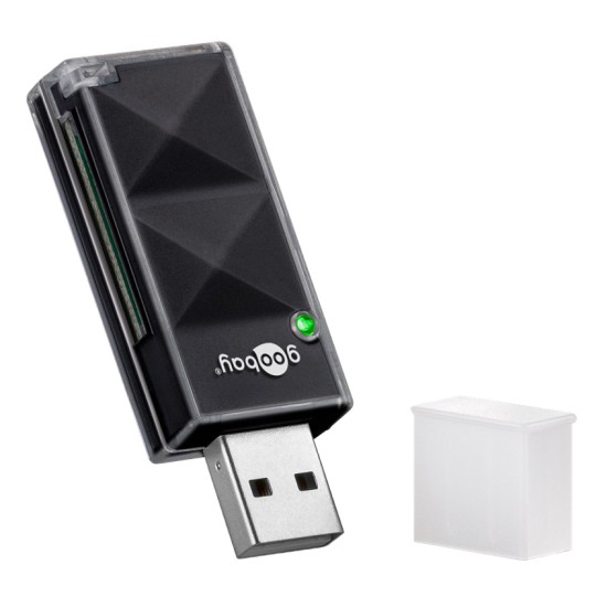 GOOBAY card reader 95682 για SD κάρτα μνήμης, 480 Mbps, μαύρο