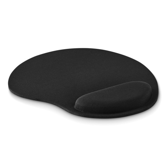 Mouse pad AK135 με στήριγμα καρπού, 23x18x1.5cm, μαύρο