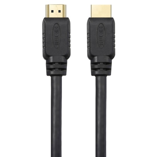 POWERTECH καλώδιο HDMI CAB-H129 με Ethernet, 4K/30Hz, CCA, 5m, μαύρο