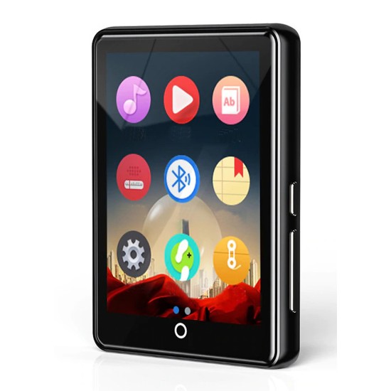 RUIZU MP3 player M7 με οθόνη αφής 2.8", 16GB, ελληνικό μενού, μαύρο