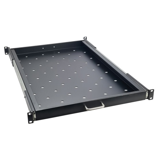 POWERTECH πτυσσόμενο ράφι 19" NETW-0020, για rack βάθους 1000mm, μαύρο