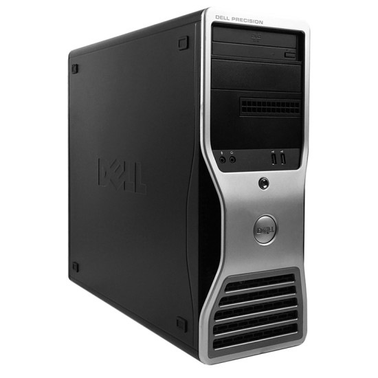 DELL PC Precision T5400 Tower, Refurbished Grade A Repainted, E5440, 4GB, 320GB, ATI FireGL V3600, D
