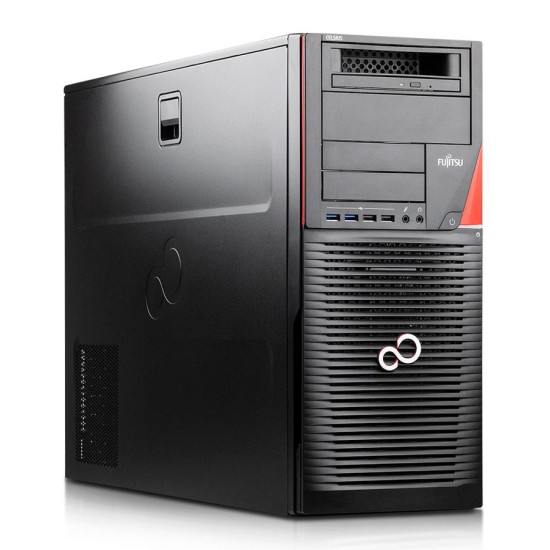 FUJITSU Workstation Celsius R940, Refurbished Grade A Repainted, 2x E5-2650 V4, 32GB, 256GB SSD, Qua