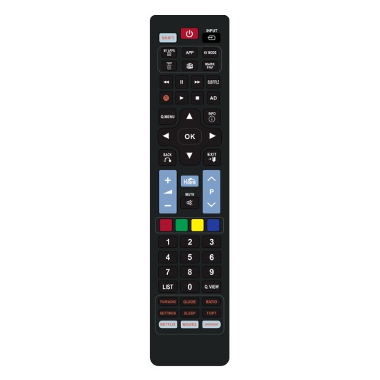 POWERTECH Τηλεχειριστήριο PT-830 για τηλεοράσεις LG