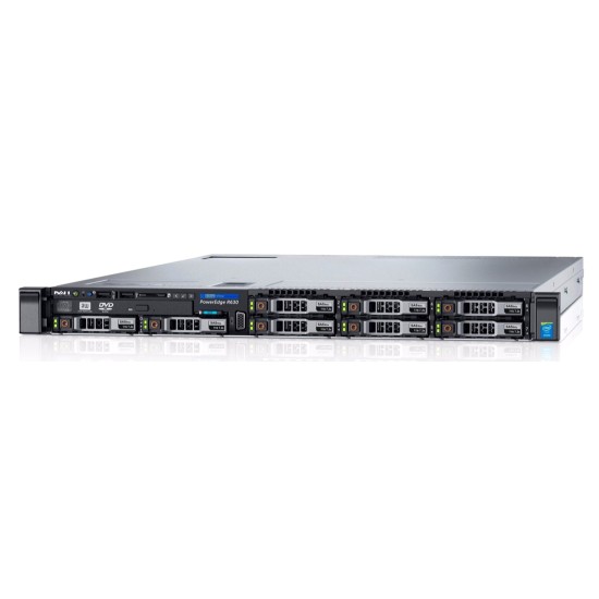 DELL Server R630, 2x E5-2640 V3, 32GB, 2x 750W, 10x 2.5", H730, REF SQ